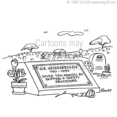 safety cartoon 1913a: Box office sign: 