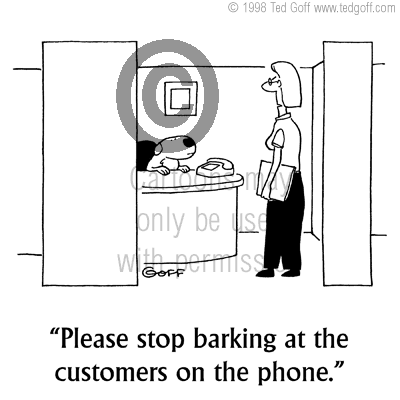 sales cartoon 2028: Buyer to magician salesman: 