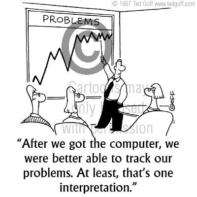 computer cartoon 2305: Cave people in cave: 