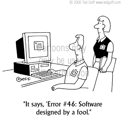 computer cartoon 2993en: 