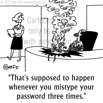 management cartoon 4125: Handing out free money: 