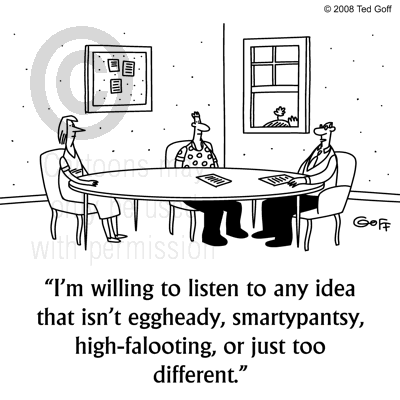 management cartoon 6047: 