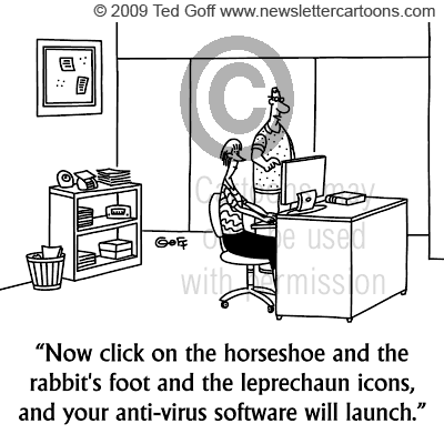 computer cartoon 6111: 