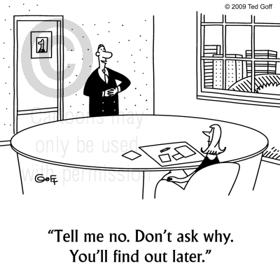 management cartoon 6102: 