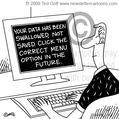 computer cartoon 6127: 