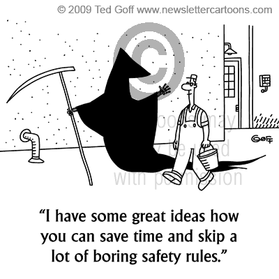 safety cartoon 6142: 