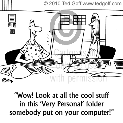 computer cartoon 6458: 