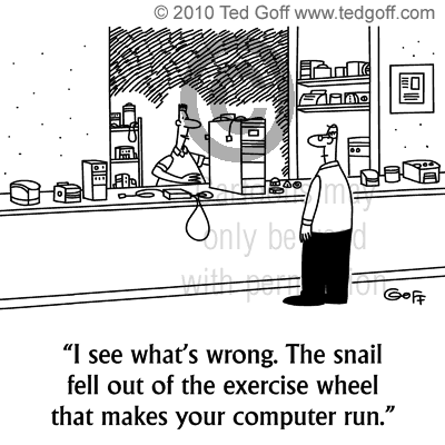 computer cartoon 6470: 