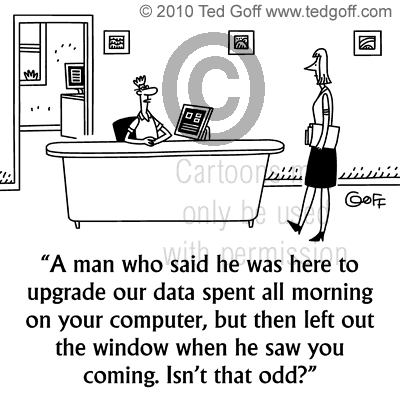 computer cartoon 6672: 