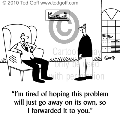 management cartoon 6821: 