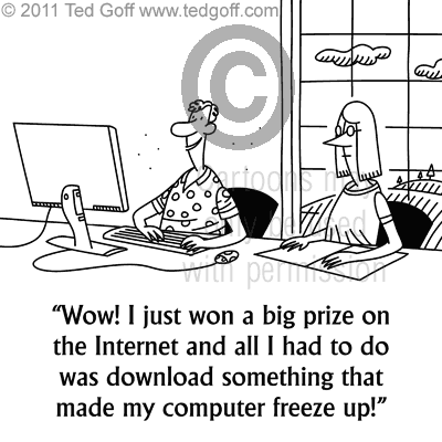 computer cartoon 6917: 