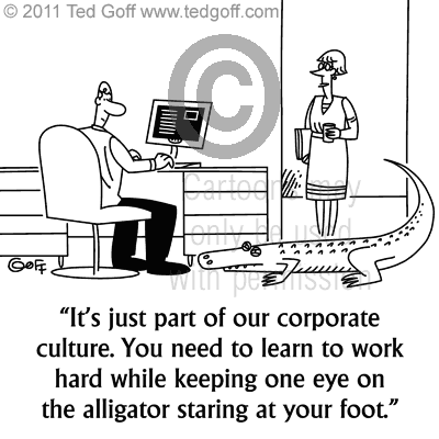 management cartoon 7095: 