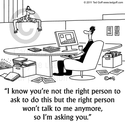 management cartoon 7106: 