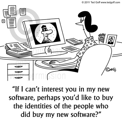 computer cartoon 7134: Computer: 