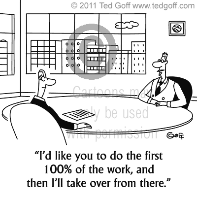 management cartoon 7186: 
