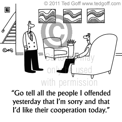 management cartoon 7215: 