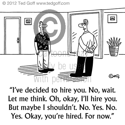 management cartoon 7343: 