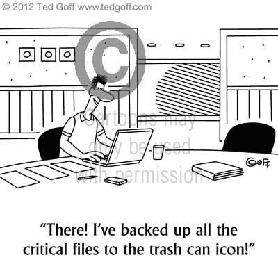 computer cartoon 7355: 