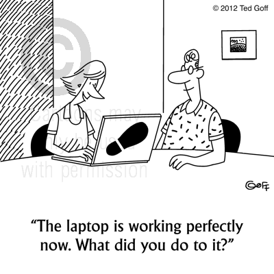 computer cartoon 7358: 