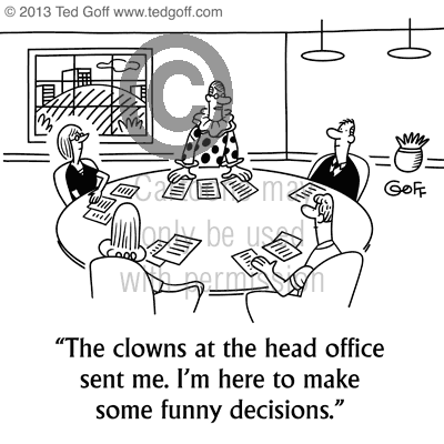 management cartoon 7419: 