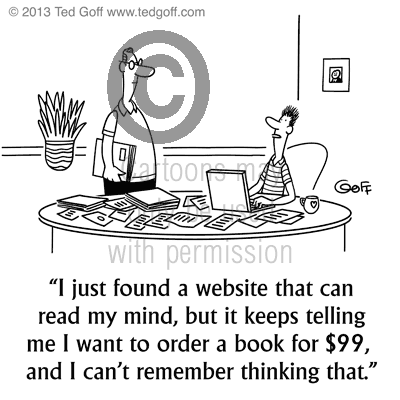 computer cartoon 7442: 