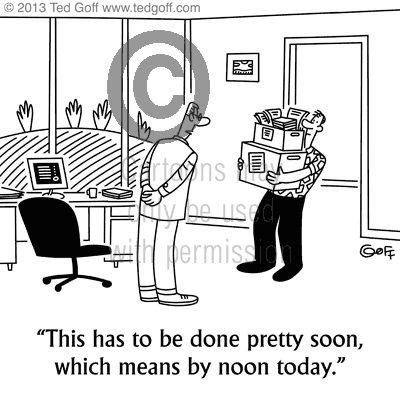 management cartoon 7431: 