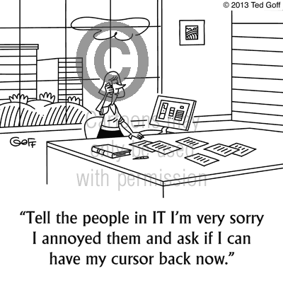 computer cartoon 7461: 