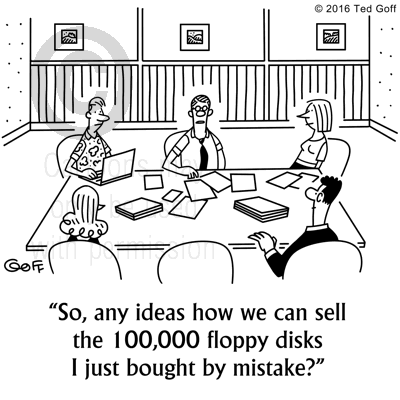 sales cartoon 7614: 