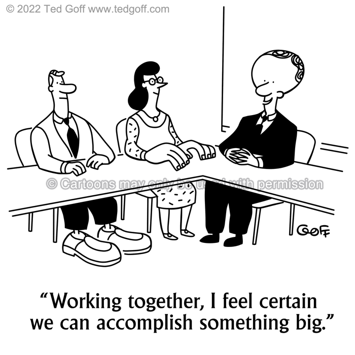 Cartoon about management