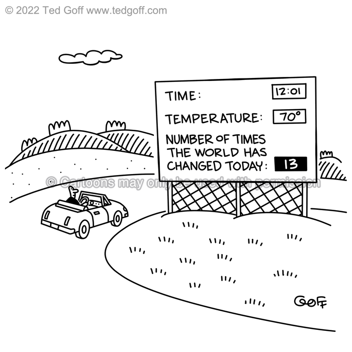 Cartoon about computer