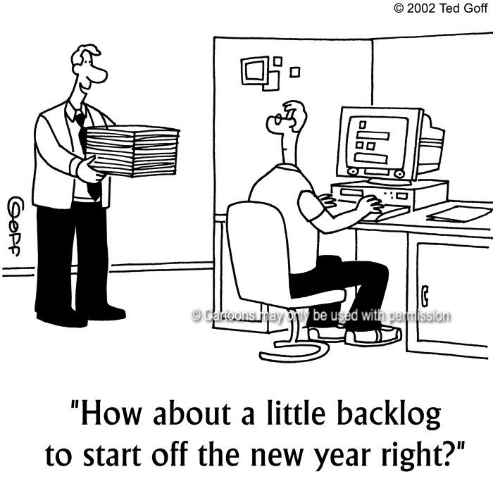 Cartoon about computer