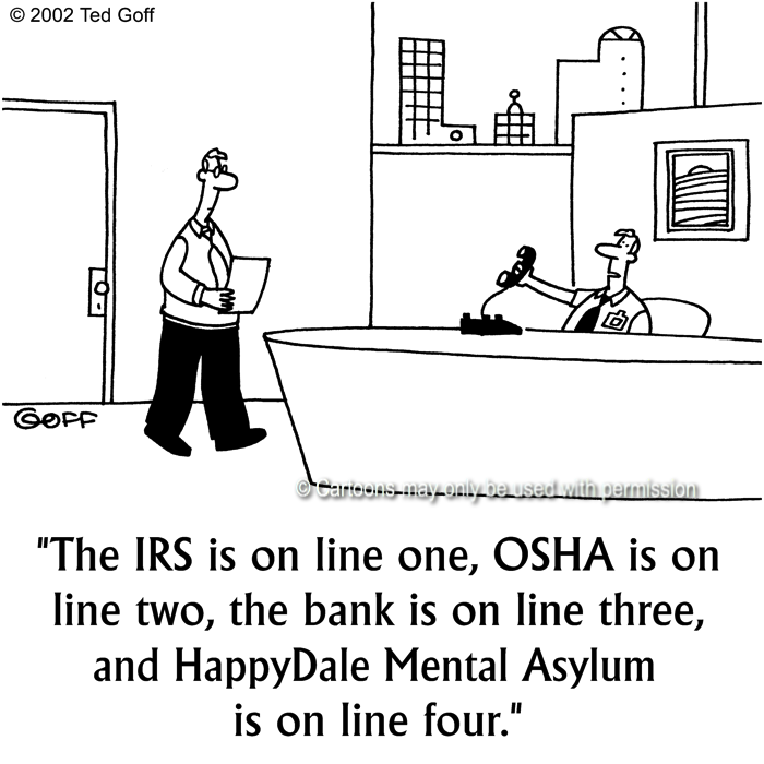 Cartoon about management