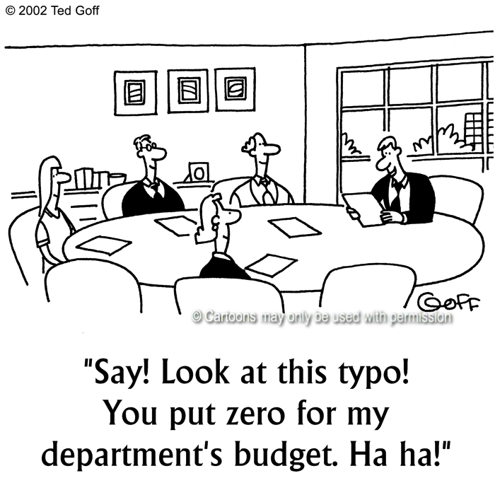 Cartoon about management
