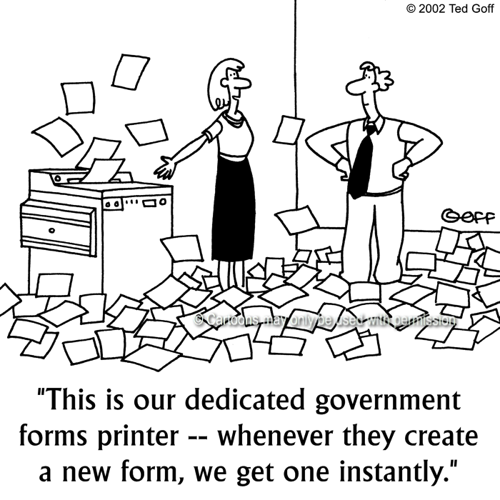 Cartoon about management