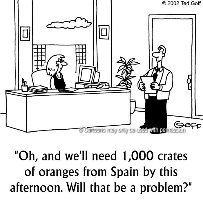Cartoon about office