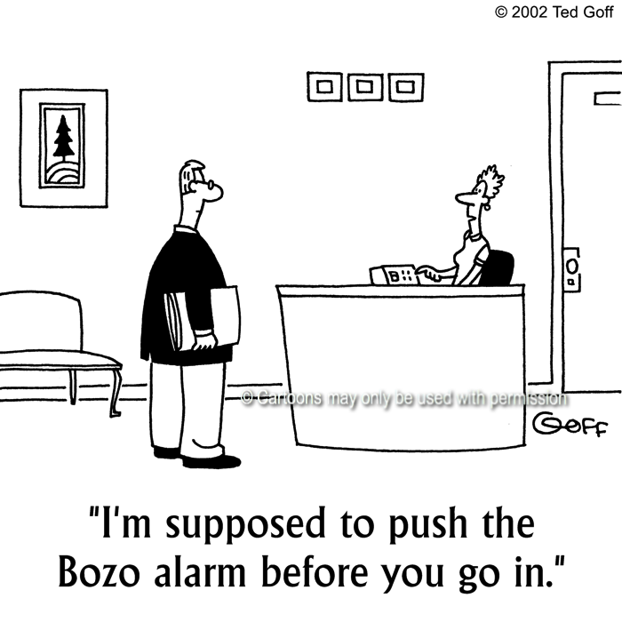 Cartoon about office