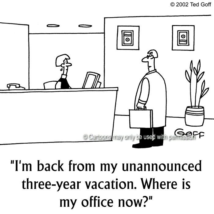 Cartoon about office