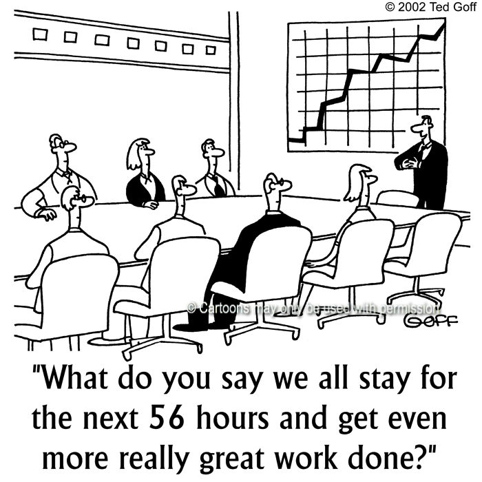 Cartoon about management