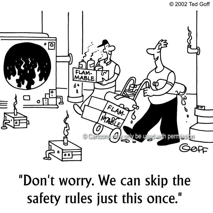 Cartoon about safety