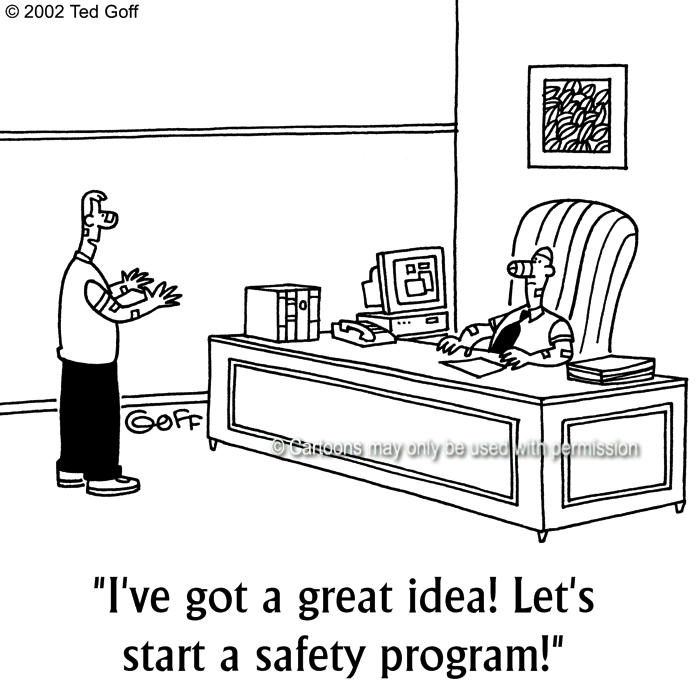 Cartoon about safety