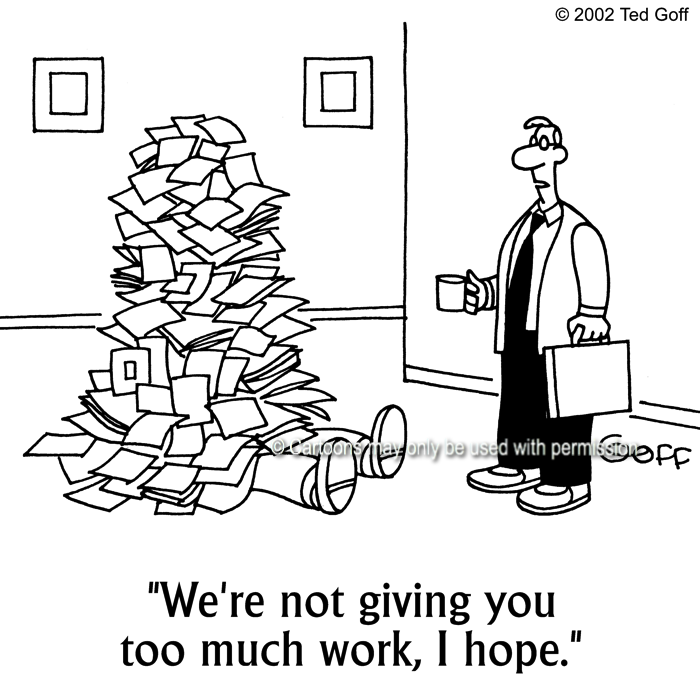 Cartoon about management