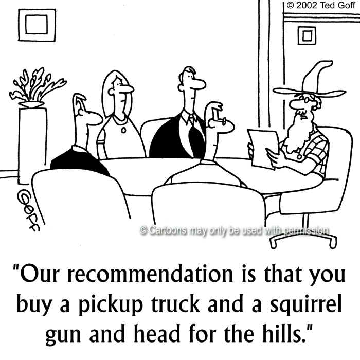 Cartoon about management