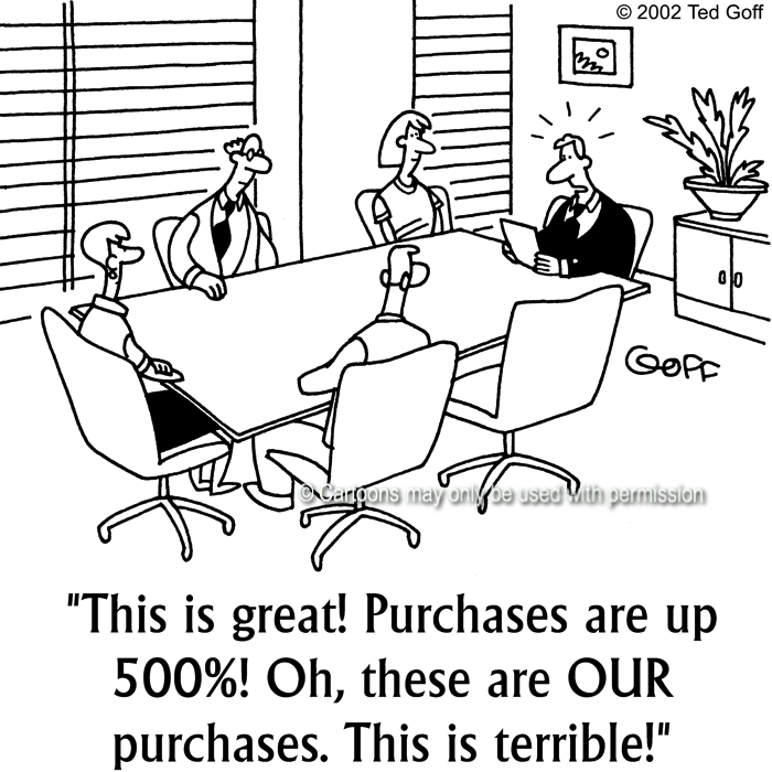Cartoon about management