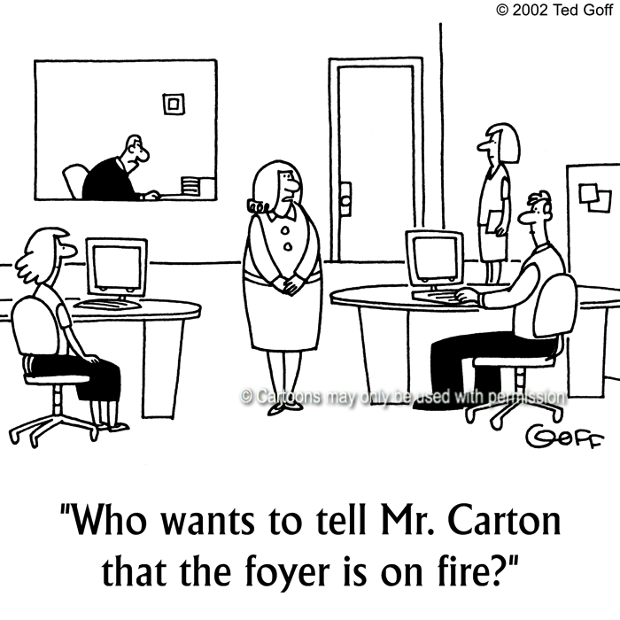 Cartoon about management