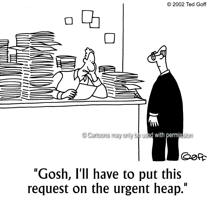Cartoon about office