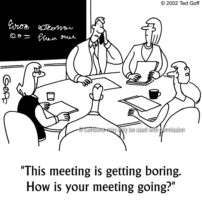Cartoon about management