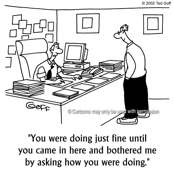 Cartoon about management