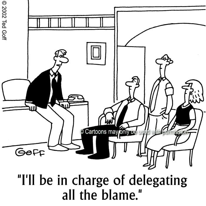 Cartoon about management