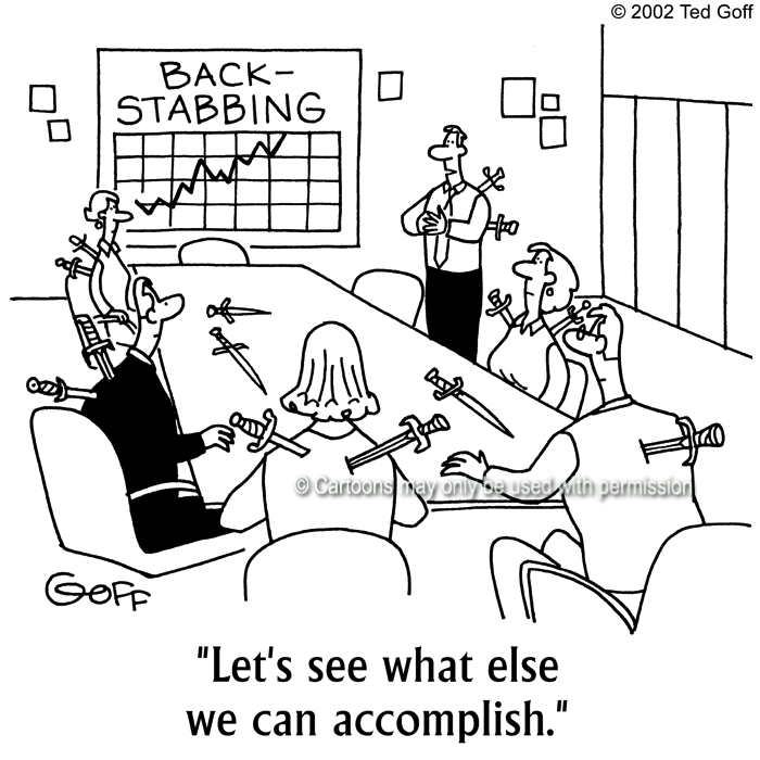 Cartoon about management