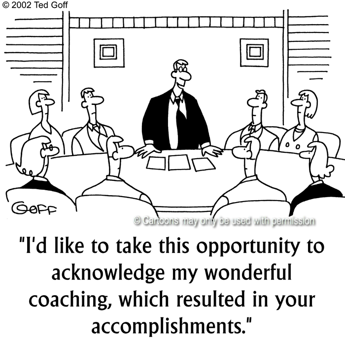 Cartoon about management